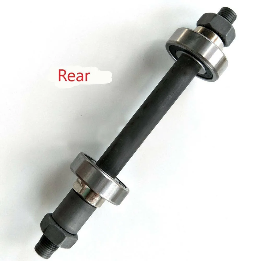 1 Set Mountain Bike Bike Hub Front And Rear Axle 108 To 145mm Hollow Axle Cycling Supplies Mountain Bike Hollow Shaft