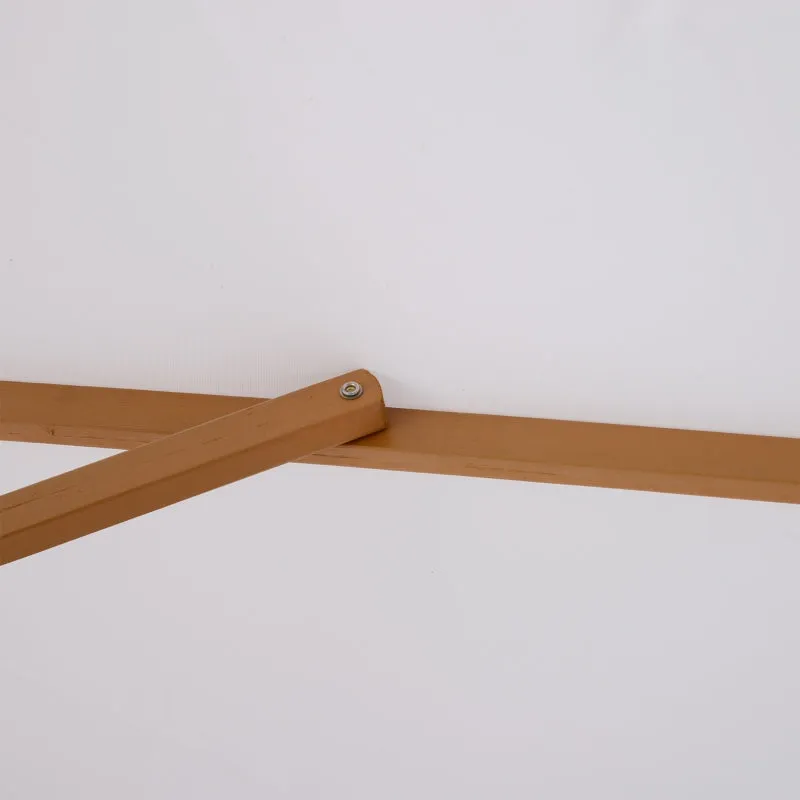 10x 8.2 Bamboo Wooden Round Patio Sun Umbrella - Beige