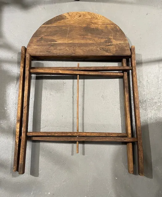 1920s Wooden Foldable Wine Tasting Table  #6372