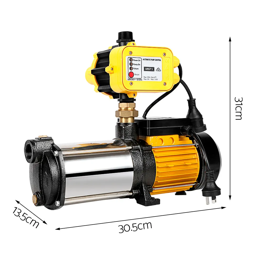 2000W Self-Priming Garden Water Pump, 7,200L/hr Flow - Giantz