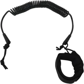 2025 NEW Coiled SUP Leash 10 FT Surfboard Leash Sup Leg Rope Strap Stand Up Paddleboard Leash Suitable for Stand Up Paddling, Surfing and Kayaking - Black