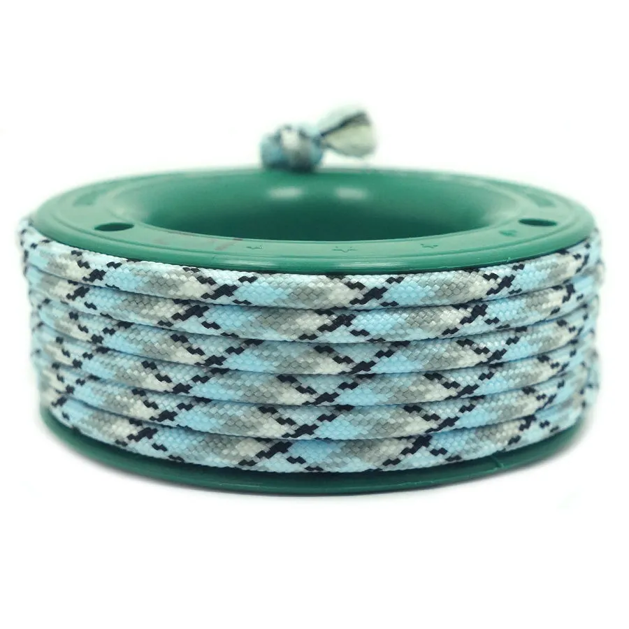 550 PARACORD MINI SPOOL - CRYSTAL GREY CAMO