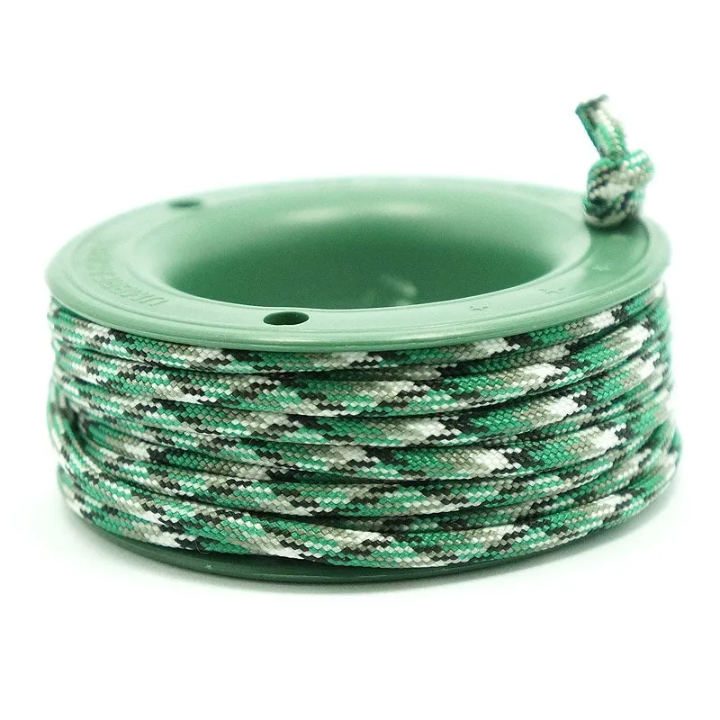 550 PARACORD MINI SPOOL - GREEN CAMO