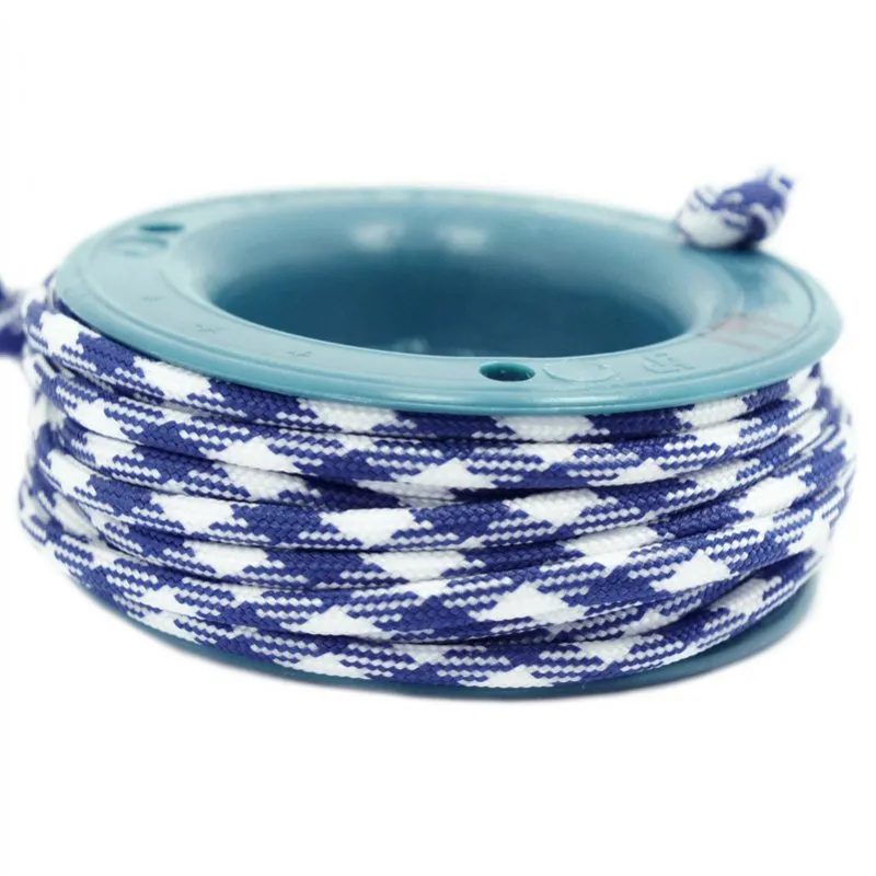 550 PARACORD MINI SPOOL - NAVY WHITE