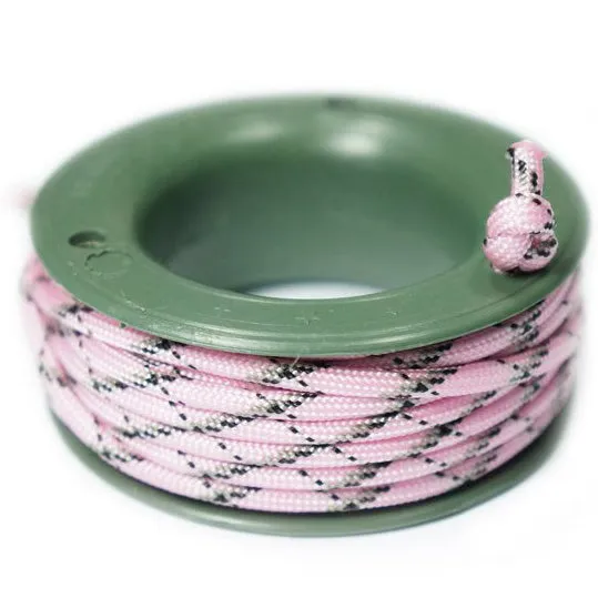 550 PARACORD MINI SPOOL - PINK CAMO
