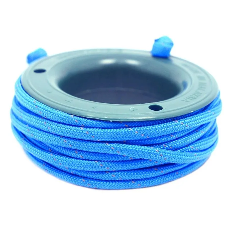 550 PARACORD MINI SPOOL - SKY BLUE REFLECTIVE