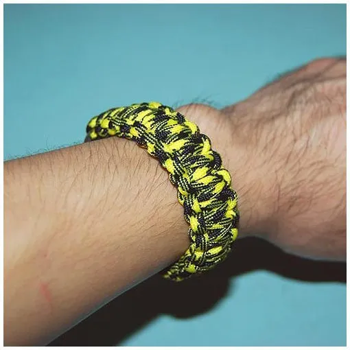 550 PARACORD SURVIVAL BRACELET - BUMBLE BEE