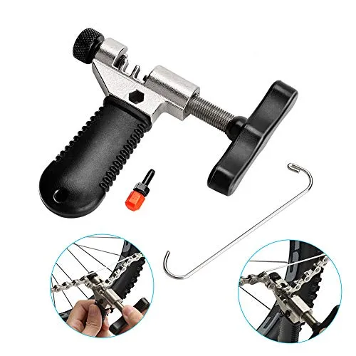A AKRAF Bike Link Plier   Chain Breaker Splitter Tool   Chain Checker   3 Pairs Bicycle Missing Links, Bike Link Opener Closer Plier Chain Cutter Connector Wear Indicator Tool (New Version)