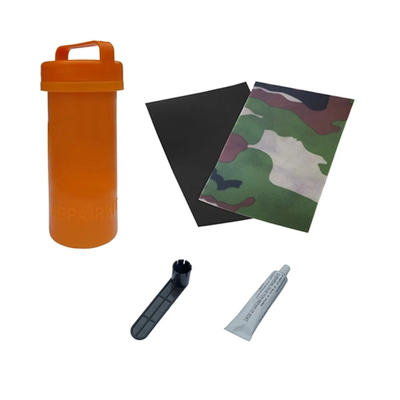 Aleko Boats Complete Essentials Repair Kit for Inflatable Boat - Camouflage Style
