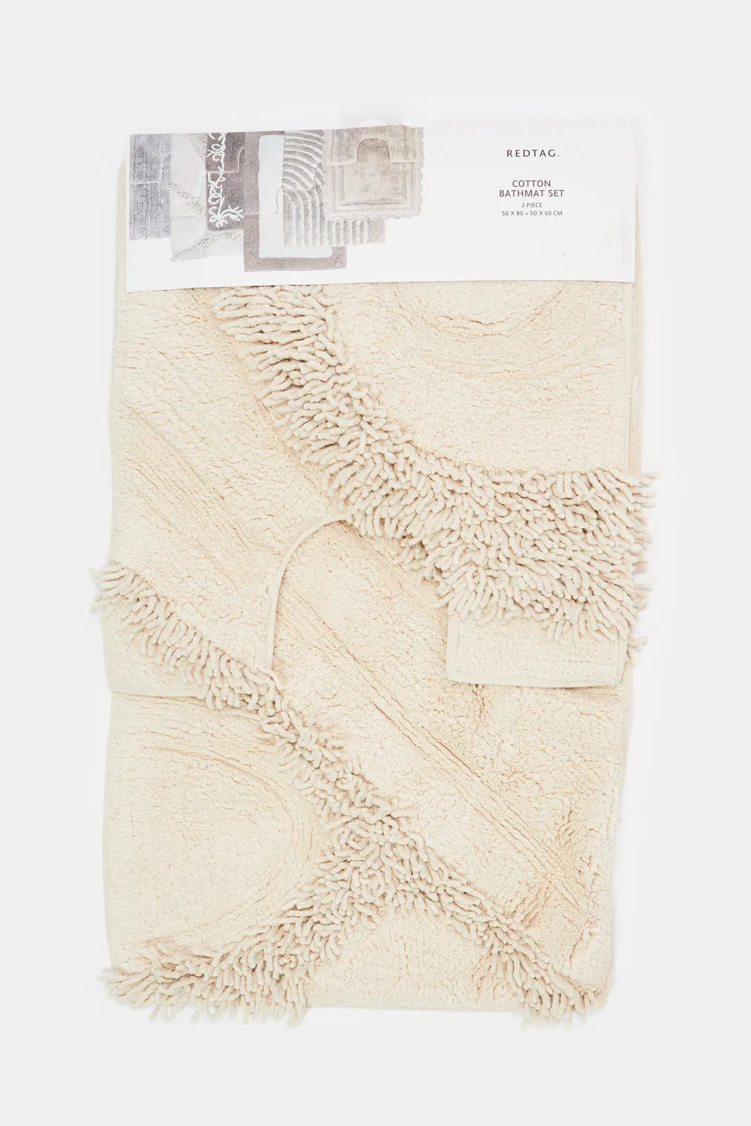 Beige Valerie Bathmat Set (2 Piece)