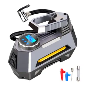 Car Tire Pump With Digital Pressure Gauge BLXCK NORWAY™