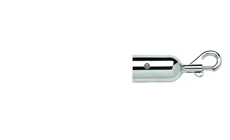 Crowd Control Barrier Stanchions  1.5" Rope Heavy-Duty Snap End