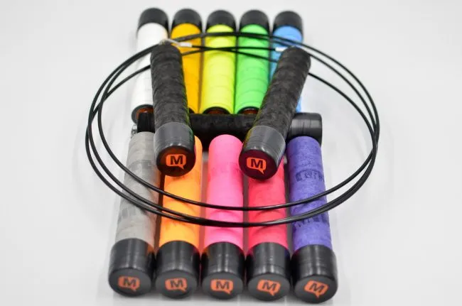 Custom Length Double Under Beginner Speed Jump Rope BLACK Cable: ROOKIE