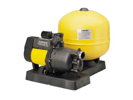 Davey Dynajet X70 Pressure Pump with Base Mounted 40P Pressure Tank 0.8KW 240V
