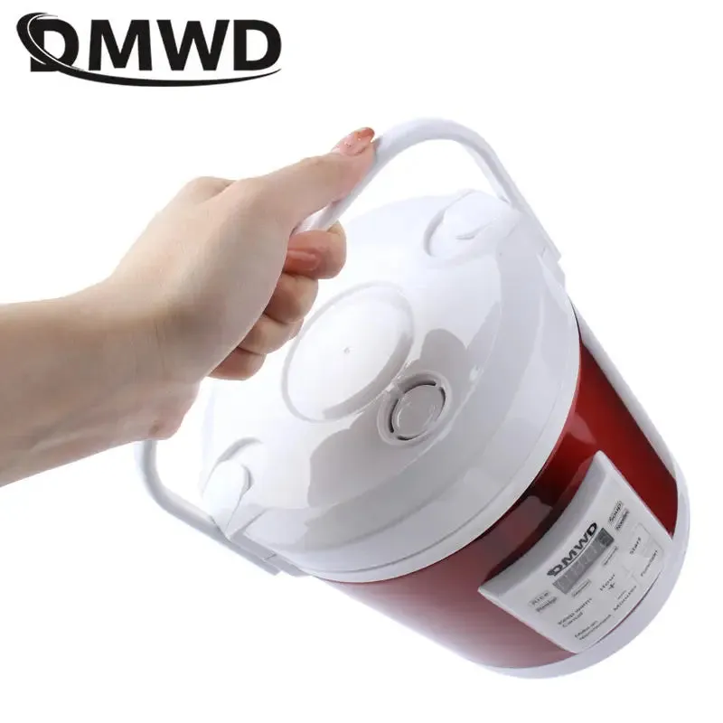 DMWD Mini Rice Cooker 1.6L - Electric Food Steamer & Warmer