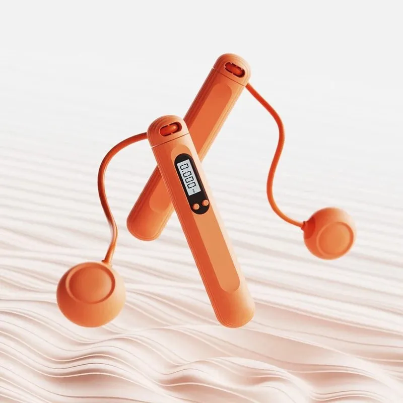 Electronic Jump Rope - Adjustable Anti-Tangle PVC Jump Rope for Men, Women, Kids - Indoor/Outdoor