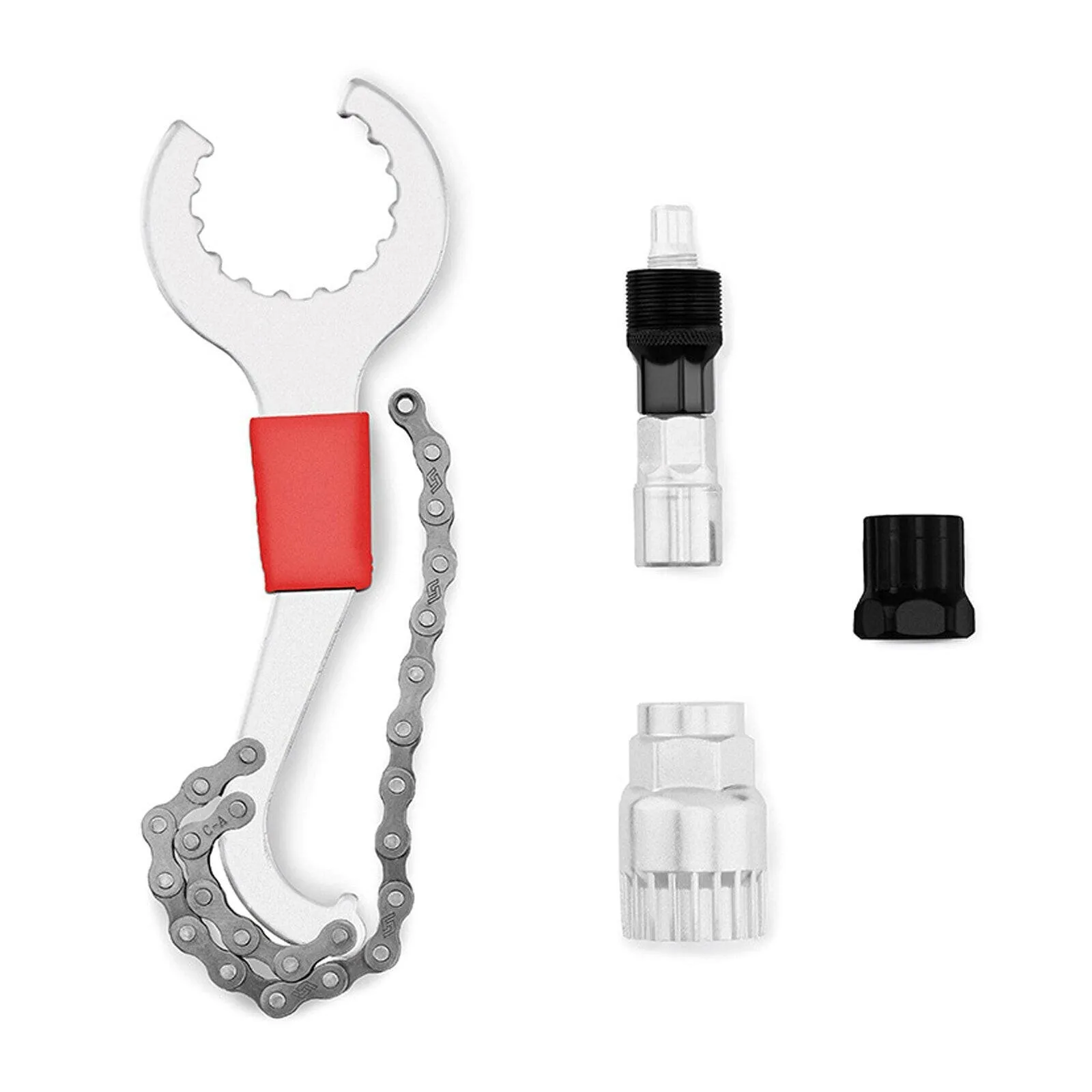 Extractor Chain Cutter Flywheel Remover Cycling Repair Parts Bicycle Repair Tool Kits Bike Chain Measuring Ruler Crank Puller