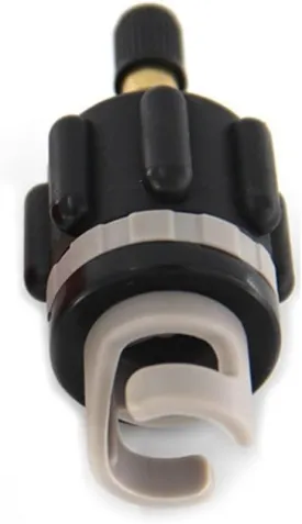 for Stand Up Paddle Board Pump Adapter, Sealing Air Valve Adapter for Inflatable Boat, Paddle Board Air Valve Air Nozzle Adapter for Quick Inflation and Deflation(Black)