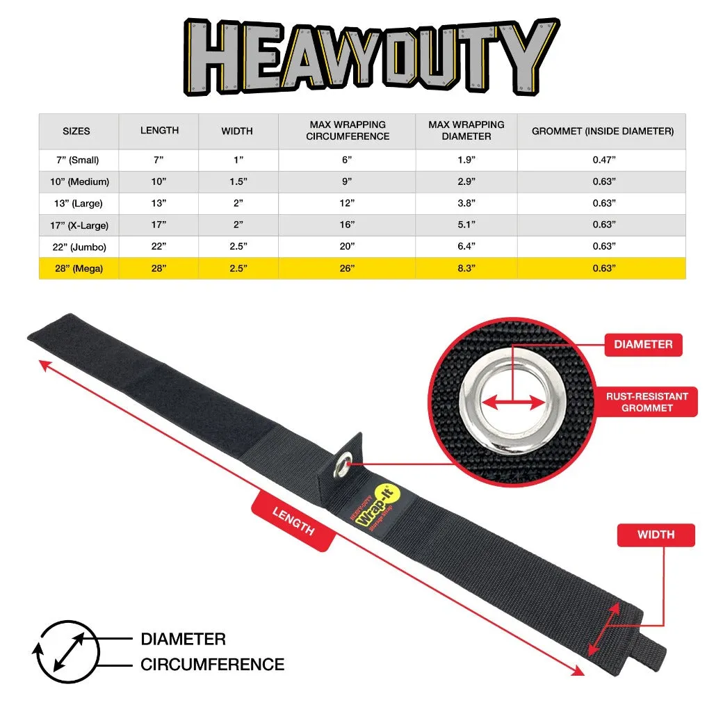 Heavy-Duty Storage Straps - 28-in. (2-Pack)