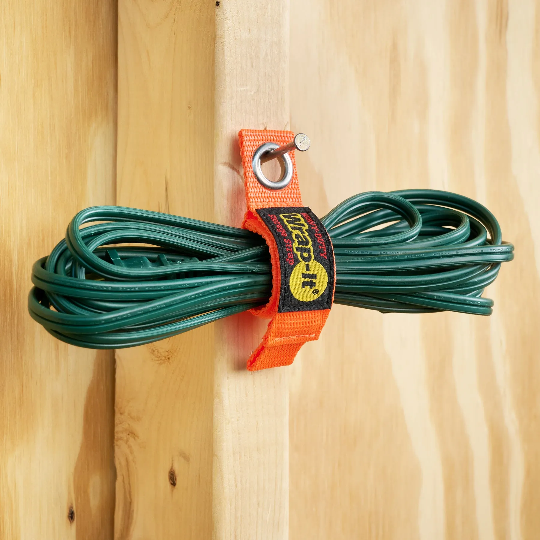 Heavy-Duty Storage Straps - 7-in. (4-Pack) Blaze Orange