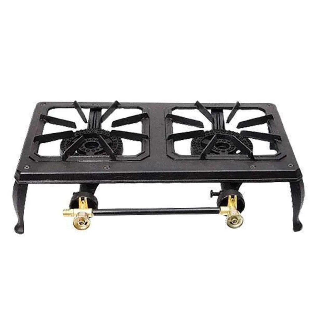 Home Basics Cast Iron Stove Stand 2B x 2 Ring