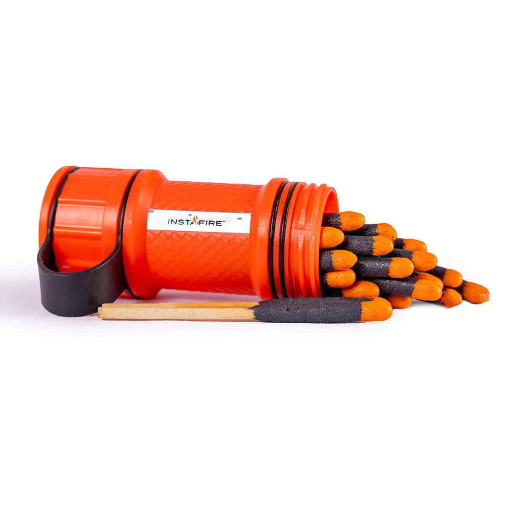 Hurricane-Proof Safety Matches with Waterproof Case by InstaFire