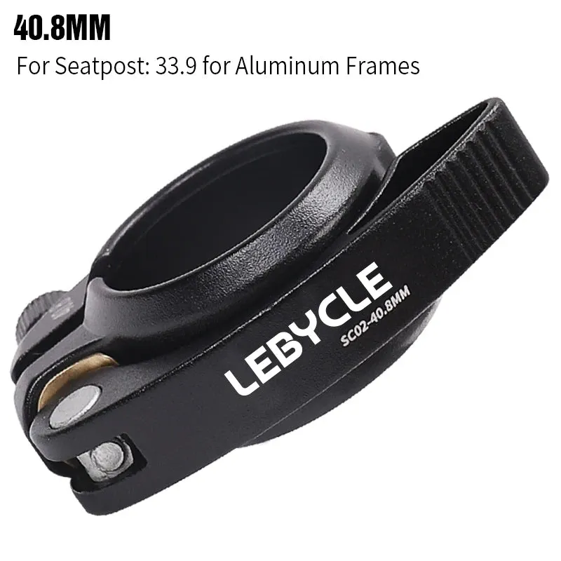 Lebycle Bicycle Seatpost Clamps Quick release 40mm / 40.8mm Aluminum alloy Mountain road bike Cycling Accessories