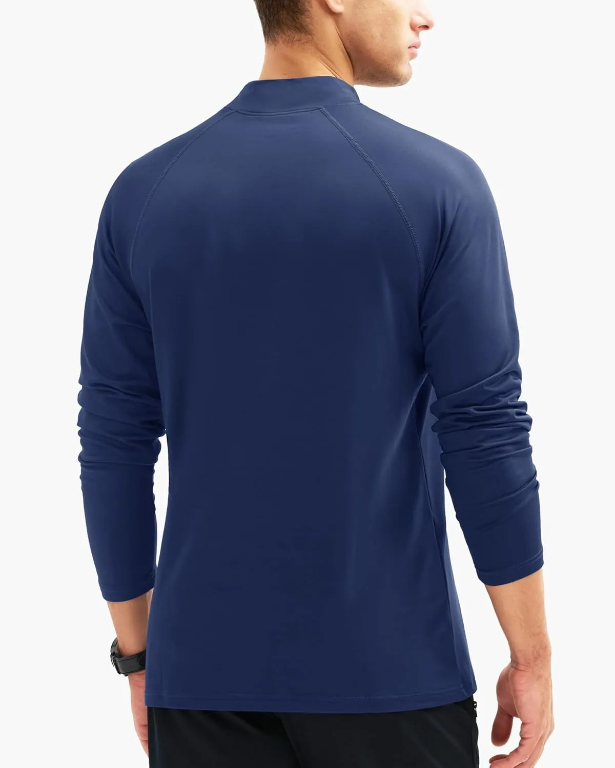 MAGCOMSEN Men's Thermal Shirt, Fleece Lined Long Sleeve Undershirts, Athletic Warm Base Layer Winter Top