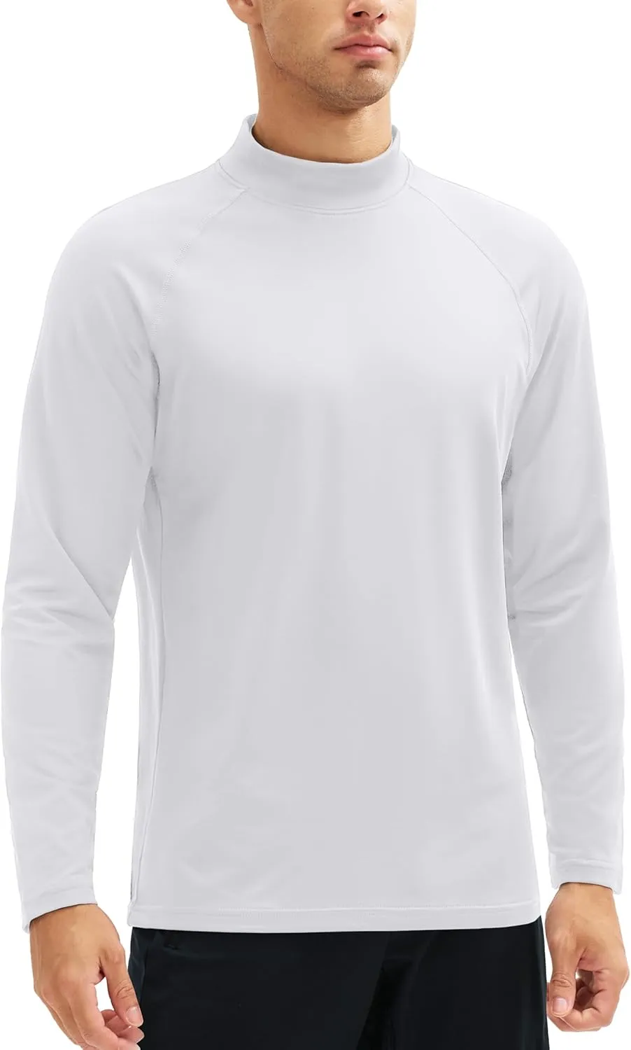 MAGCOMSEN Men's Thermal Shirt, Fleece Lined Long Sleeve Undershirts, Athletic Warm Base Layer Winter Top