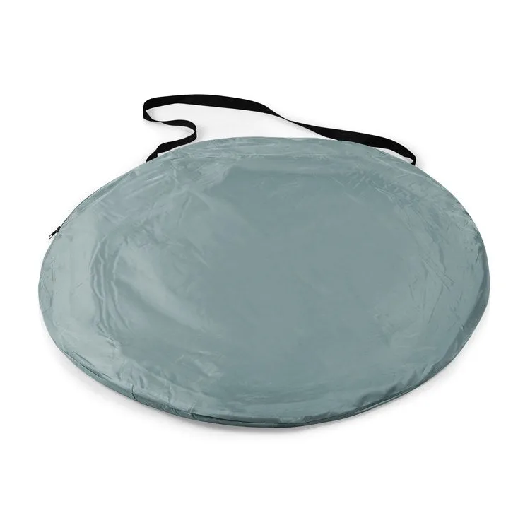 Manta Portable Sun Shelter, Gray with Black Trim