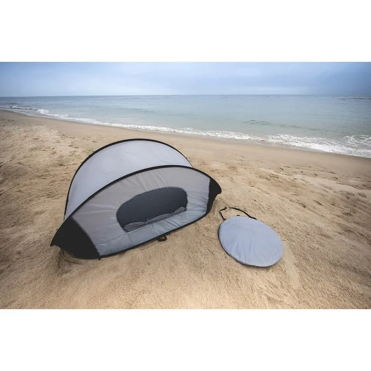 Manta Portable Sun Shelter, Gray with Black Trim