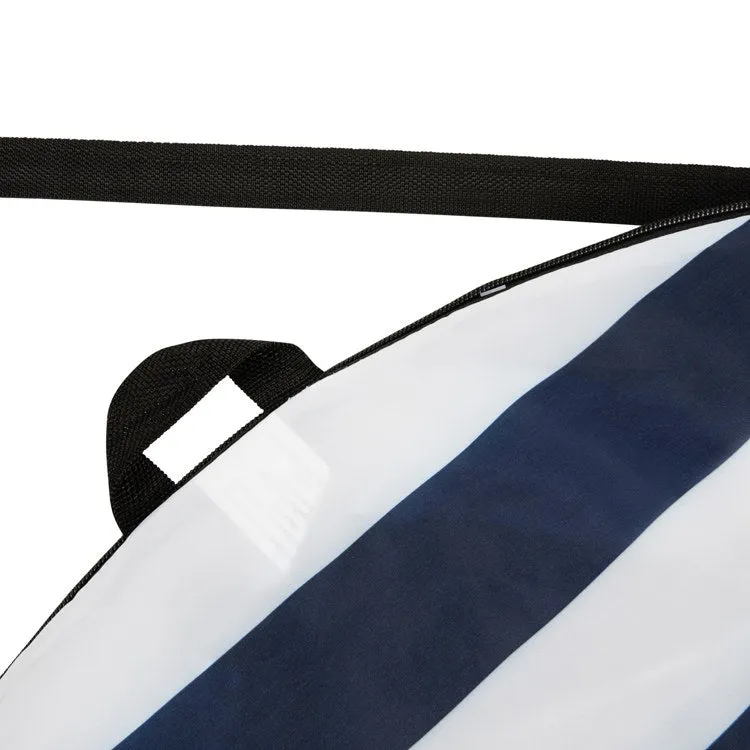 Manta Portable Sun Shelter, Navy and White Stripes