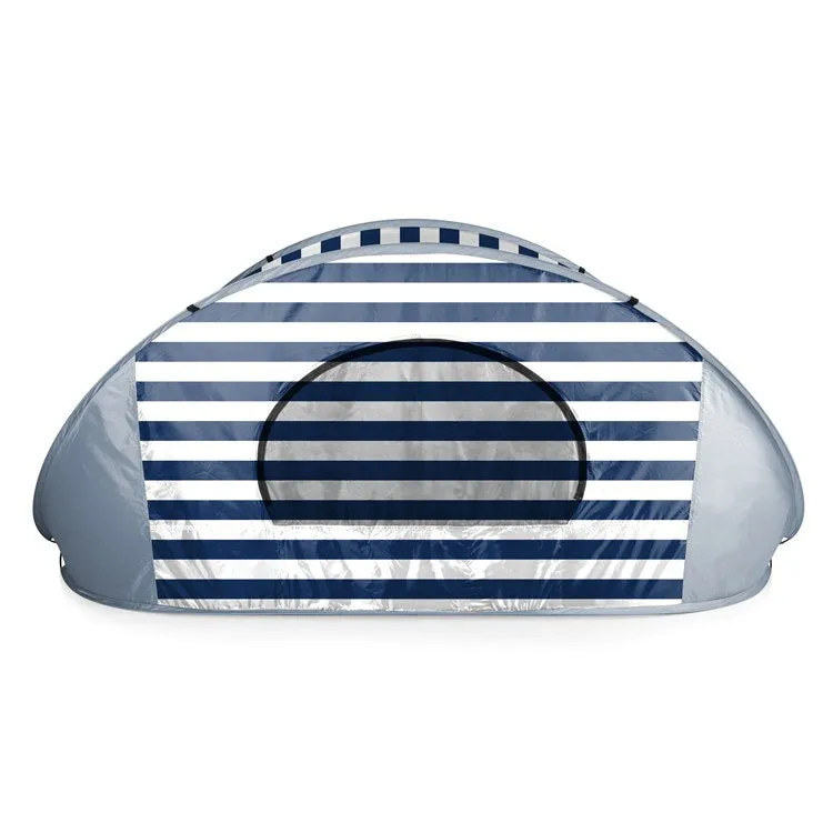 Manta Portable Sun Shelter, Navy and White Stripes
