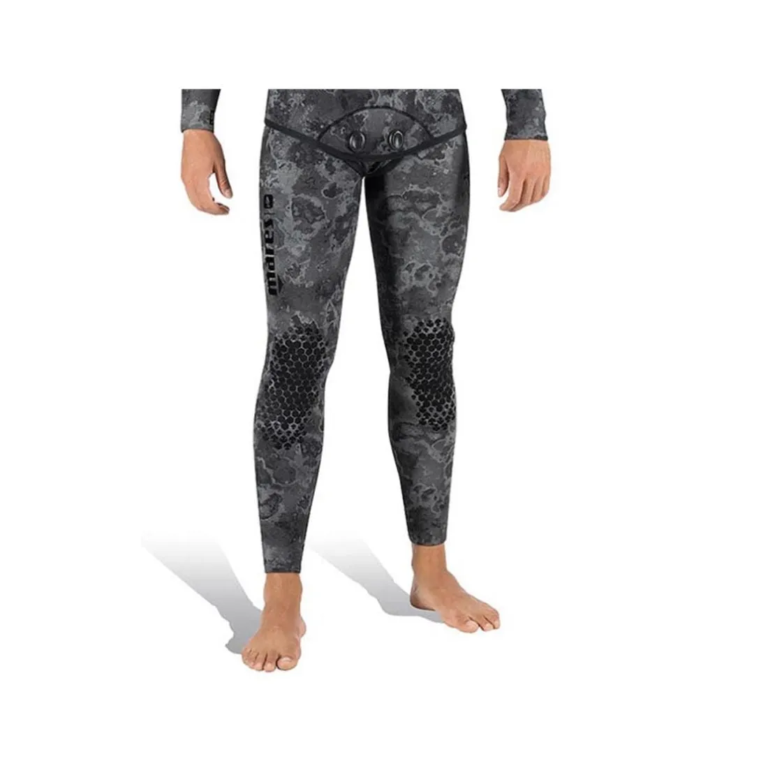 Mares 5mm Explorer Camo Black Freediving & Spearfishing Camouflage Wetsuits - Top and Bottom