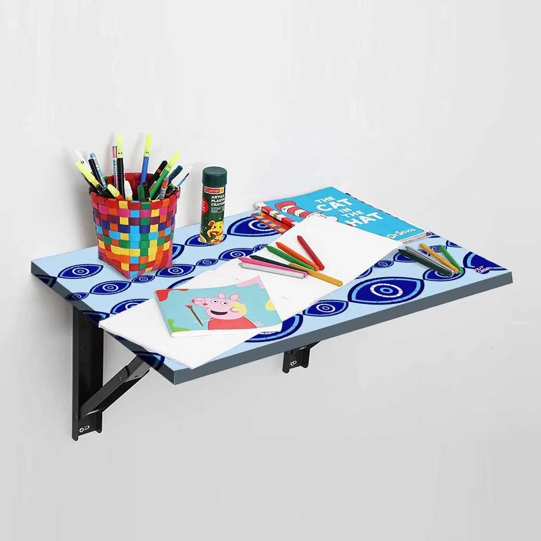 Modern Wall Mounted Foldable Study Table for Children - Evil Eye Protector