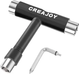 Multi-Functional Portable Roller Skate Tool, Skateboard T Tool