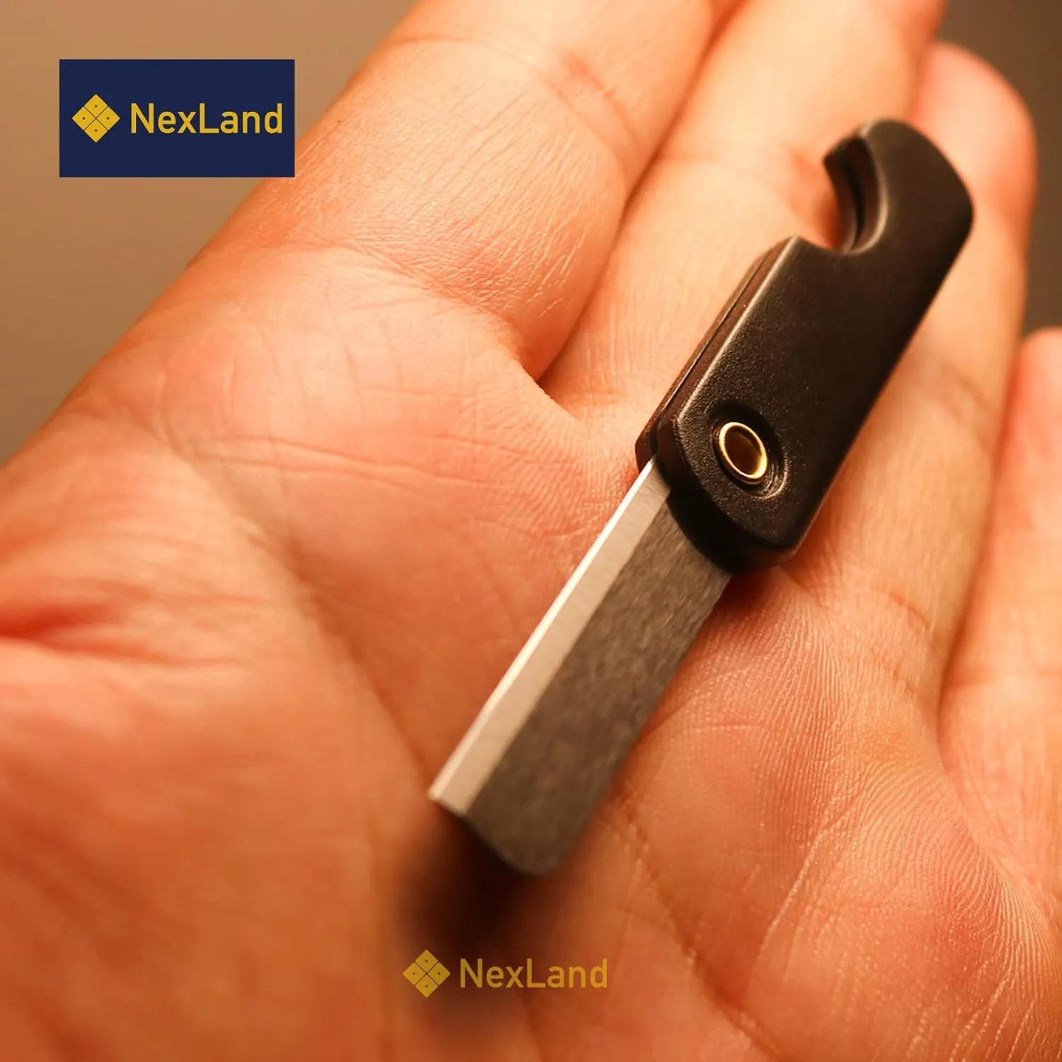 NexLand CK1 Folding Ceramic Razor Blade, Micro EDC Escape Knife Survival Tool