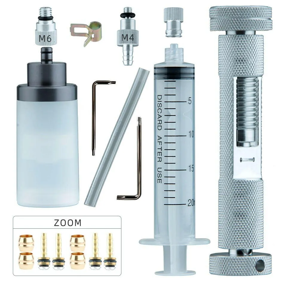 NFOX Multi-function Hydraulic Brake Maintenance Bleed Needle Multi Bicycle Repair Tools Bike EZmtb Kit Oil Pipe Cut Screw Cover