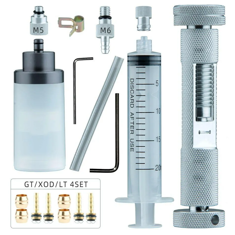 NFOX Multi-function Hydraulic Brake Maintenance Bleed Needle Multi Bicycle Repair Tools Bike EZmtb Kit Oil Pipe Cut Screw Cover
