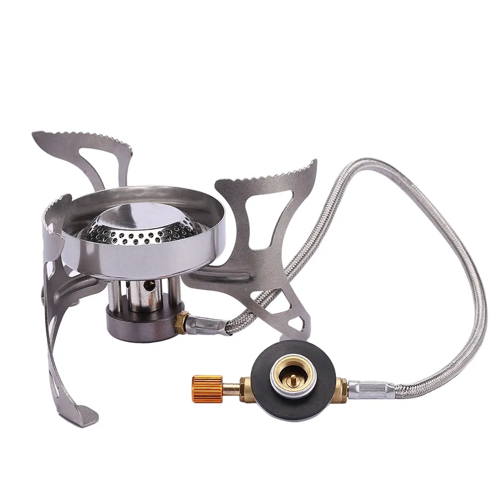 Outdoor Camping Stove Gas Burners Camping Cooker Picnic Cookout Hiking