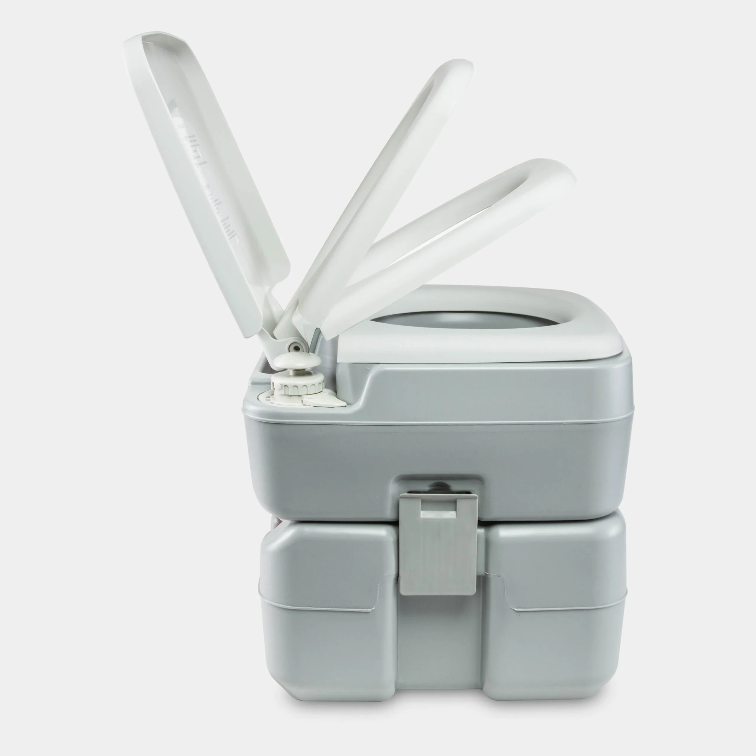 Outdoor Portable Toilet with 5.3-Gal (20L) Waste Tank and 3-Way Flushing