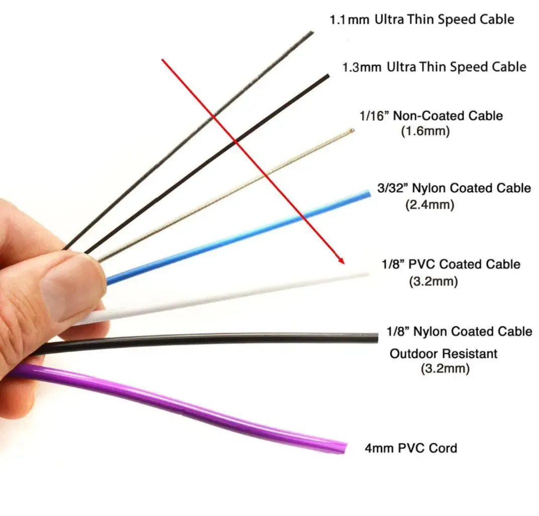 PVC Coated Steel Freestyle Cable (3.2mm)