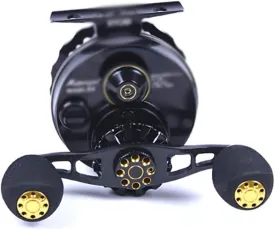 Raft Wheel Sea Raft Fishing Wheel with Force-Relieving Micro-Lead Valve Wheel Anti-sea Water Slow Down Round Cutting Wheel Outdoor Fishing Gear