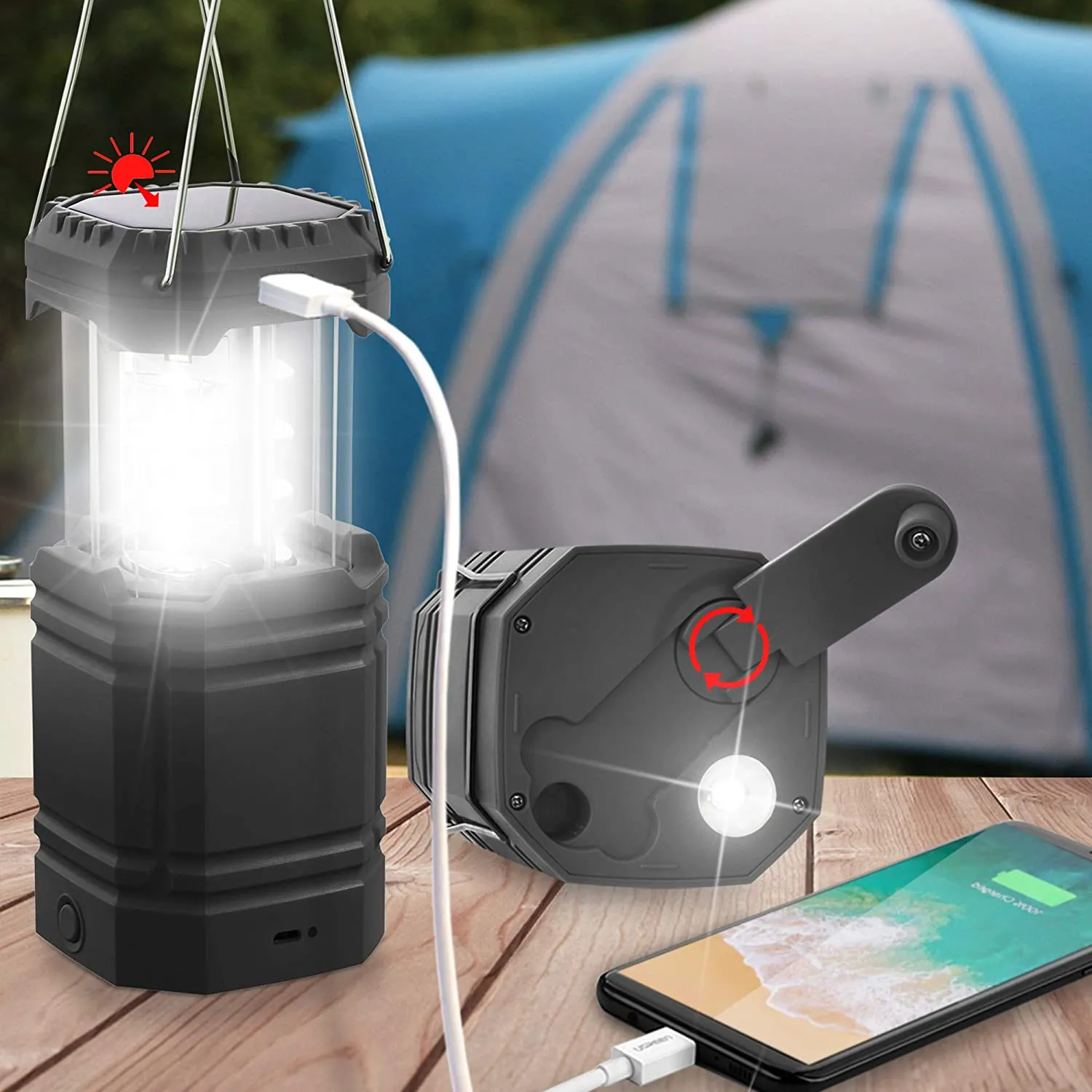 Rechargeable Camping Lantern by SolarDream