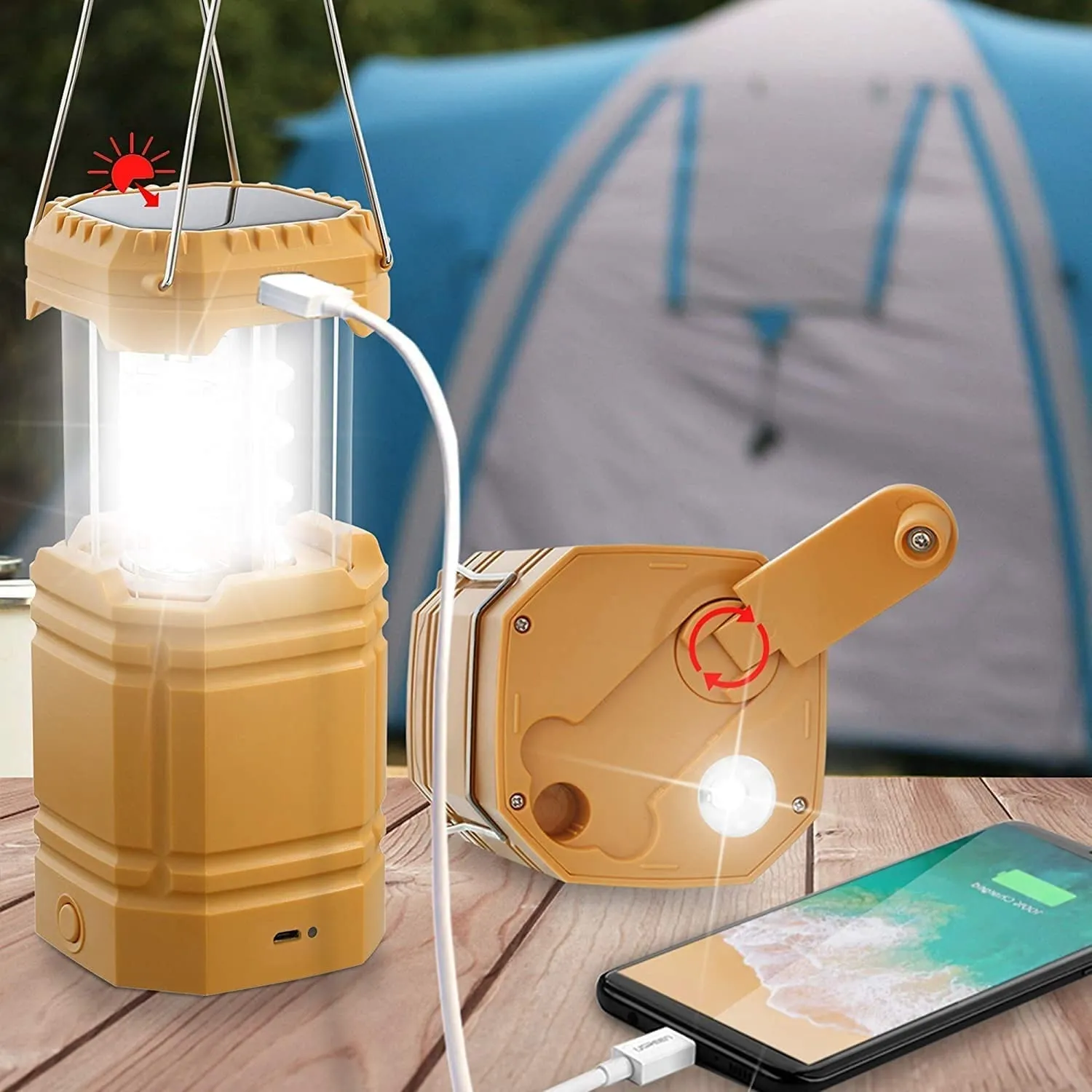 Rechargeable Camping Lantern by SolarDream