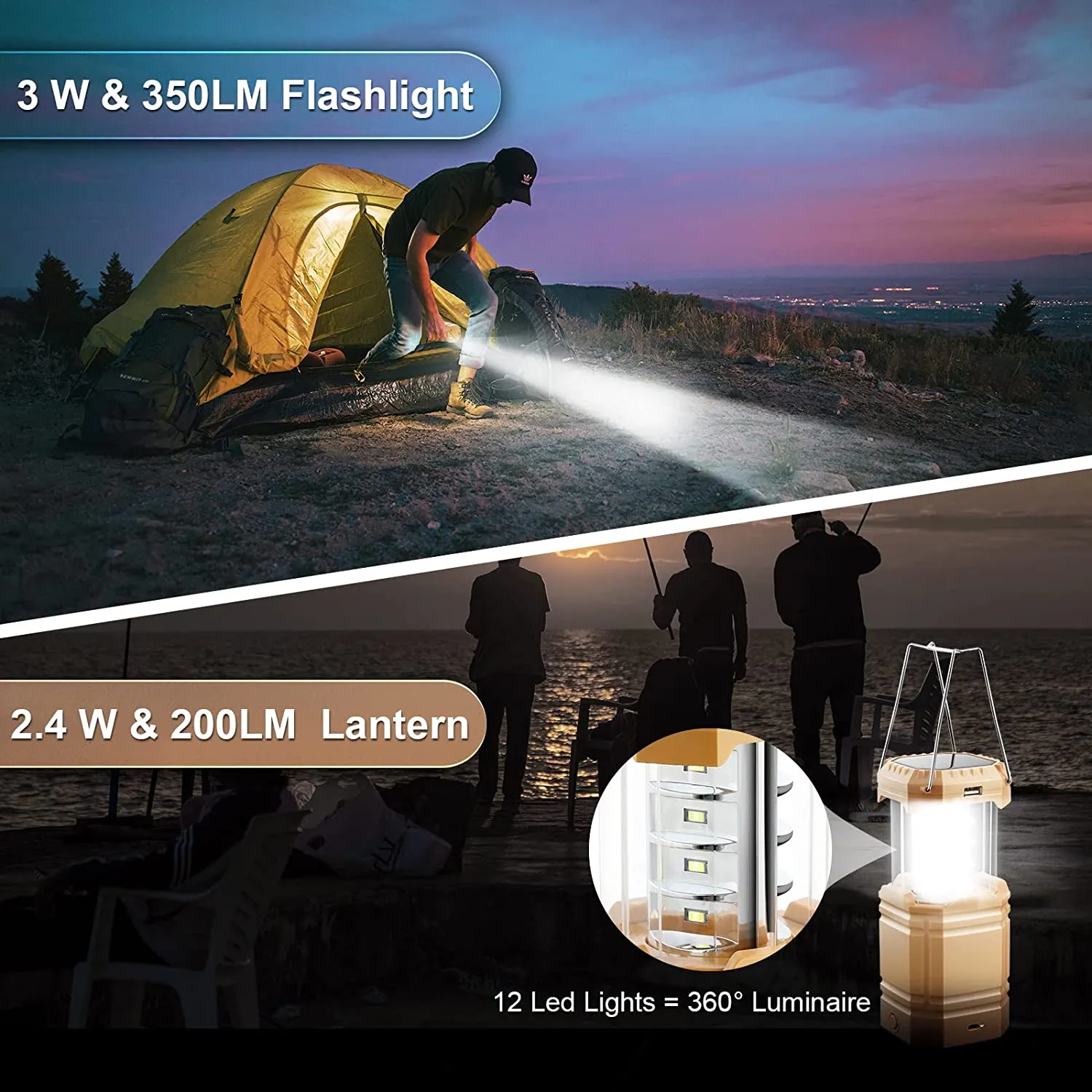 Rechargeable Camping Lantern by SolarDream