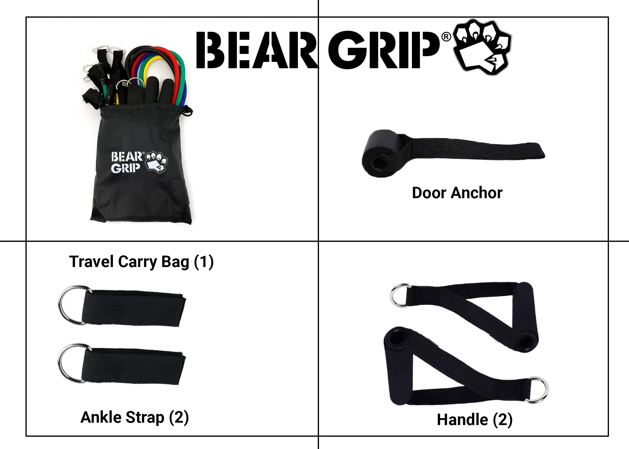 Resistance Bands (Set of 11)