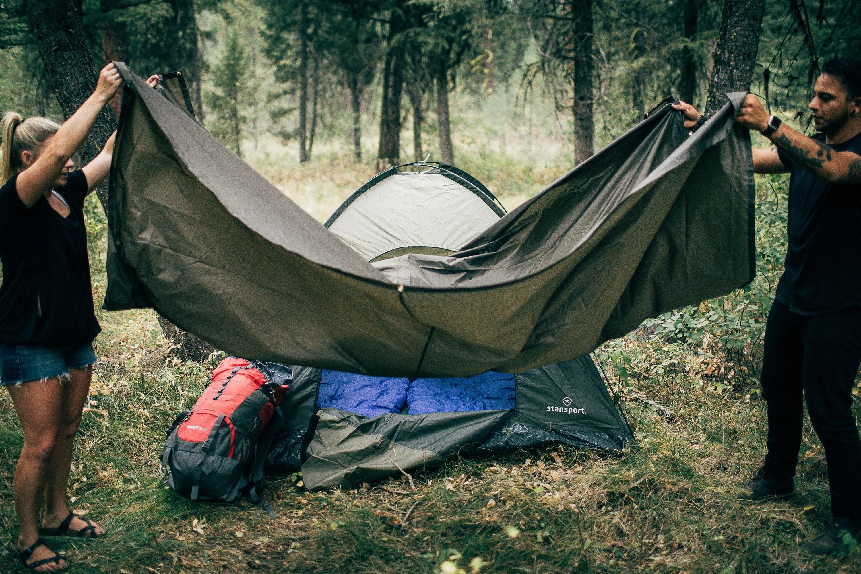 Ripstop Nylon Tarp - 7 Ft X 9 Ft