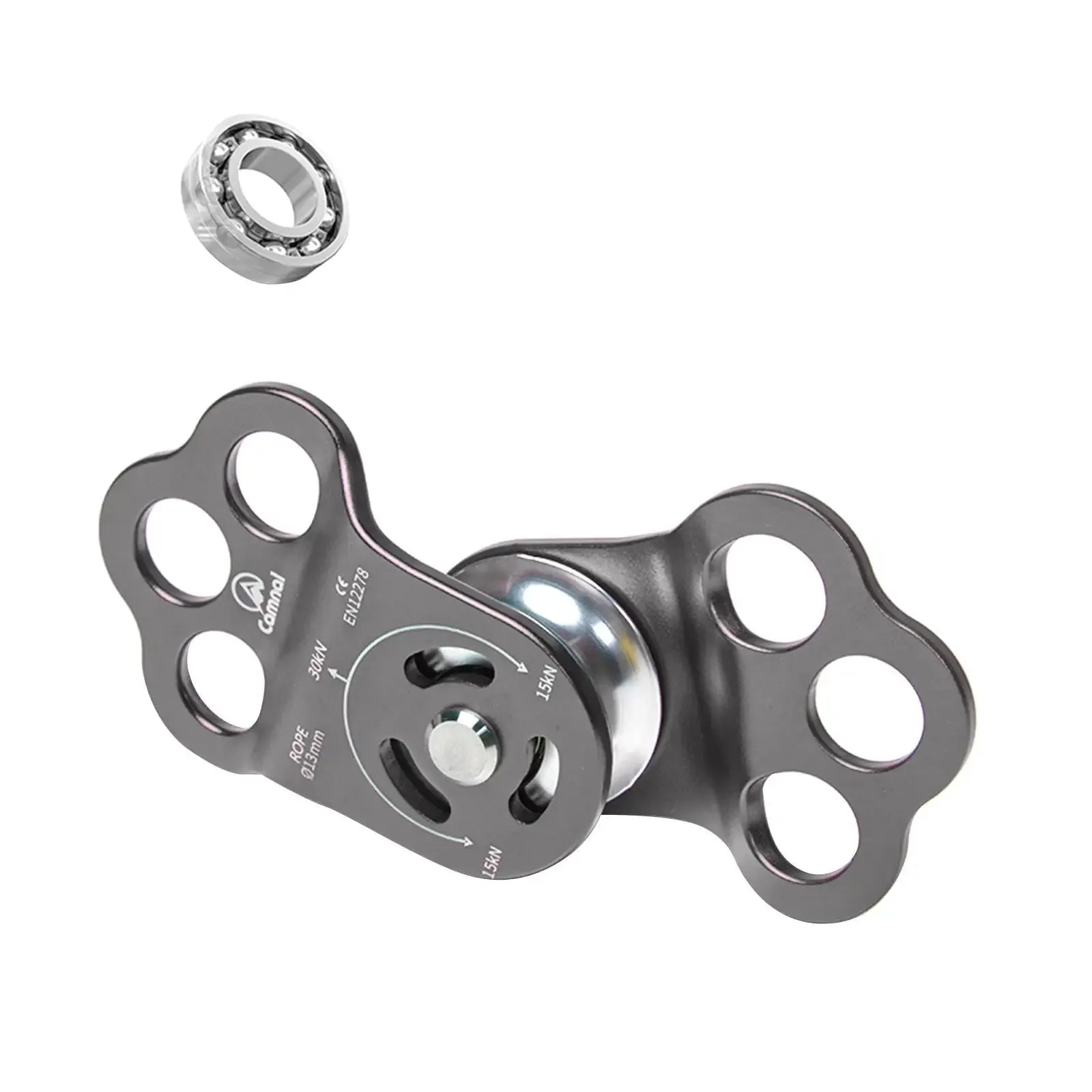 Rock Climbing Pulley 30KN for Tree Rigging Mountaineering Outdoor