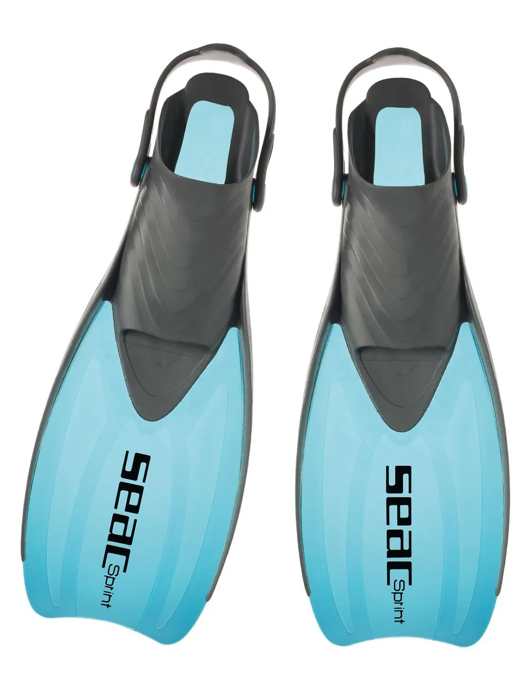 SEAC Sprint Dry Snorkeling Set Includes Fins Mask Snorkel w/ Gear Bag